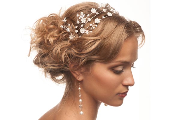 Floral wedding headband - Chrysanthemum and Rose bridal crown | Ophelia Ren  Bridal — Ophelia Ren Bridal